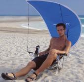 Kelsyus Backpack recline beach chair with Sun Canopy™ SPF50