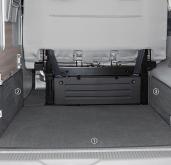 Brandrup Floor Carpet for rear of boot (excludes side carpet)  ANTHRACITE