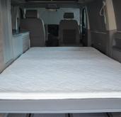 Duvalay Raskelf VW California T5 Specific shaped mattress Topper  5cm *GOLD*