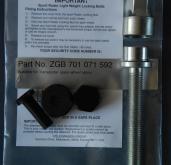 VW Locking Bolt for Spare Steel Wheel (underneath), for T4/T5 VW California & Beach campervan (alloy Wheels)