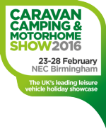 Caravan, Camping & Motorhome Show 2016 -  23rd - 28th February 2016