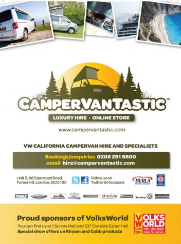 CamperVanTastic at the Volks World Show 2014