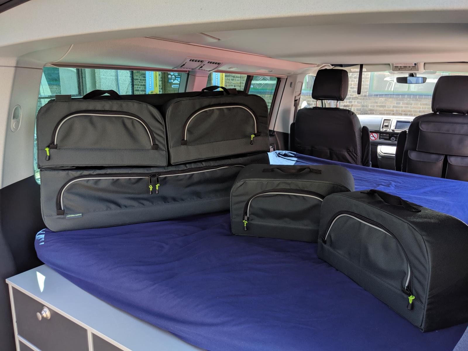 CALIFORNIA CAMPING Modular Window Bags for VW T6.1/T6/T5 California Beach