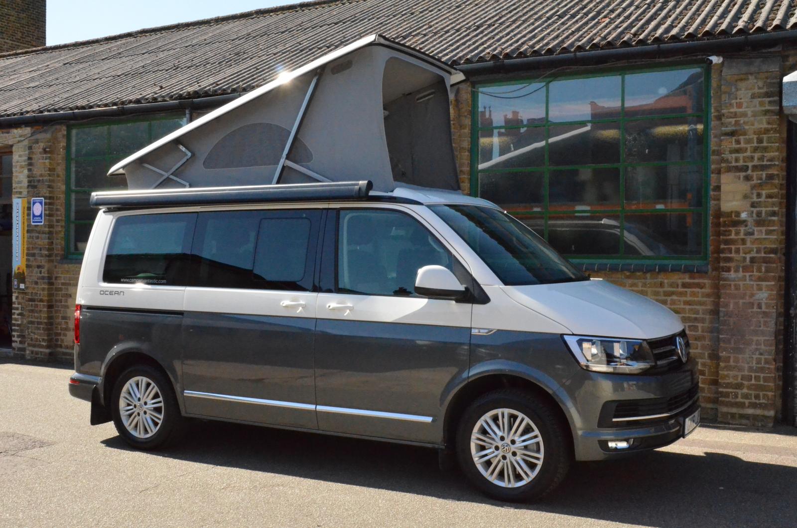 UNDER OFFER VW California Ocean Camper Van T6 2018 Candy White & Indium