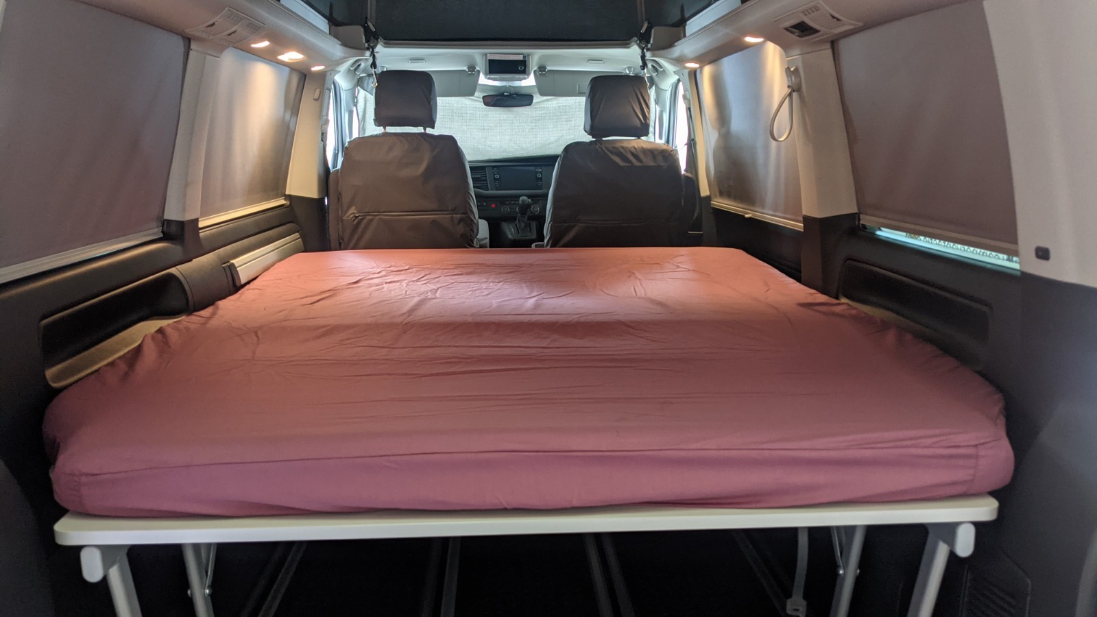 DUVALAY Fitted Sheet for the lower bed VW Official California Beach