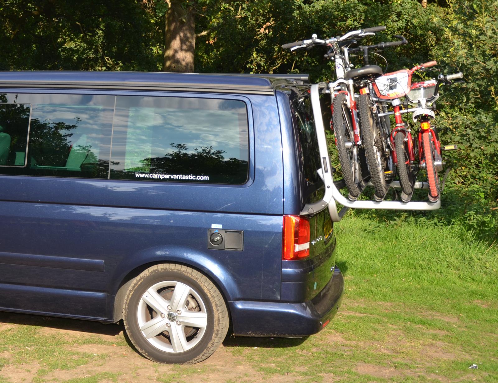 vw caravelle bike rack