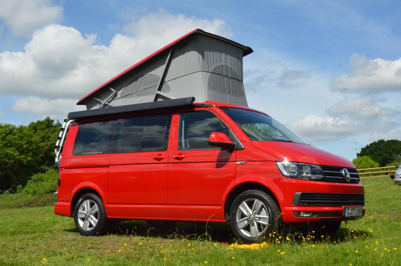 VW California Ocean Camper Van T6 2019 Cherry Red 2.0lt