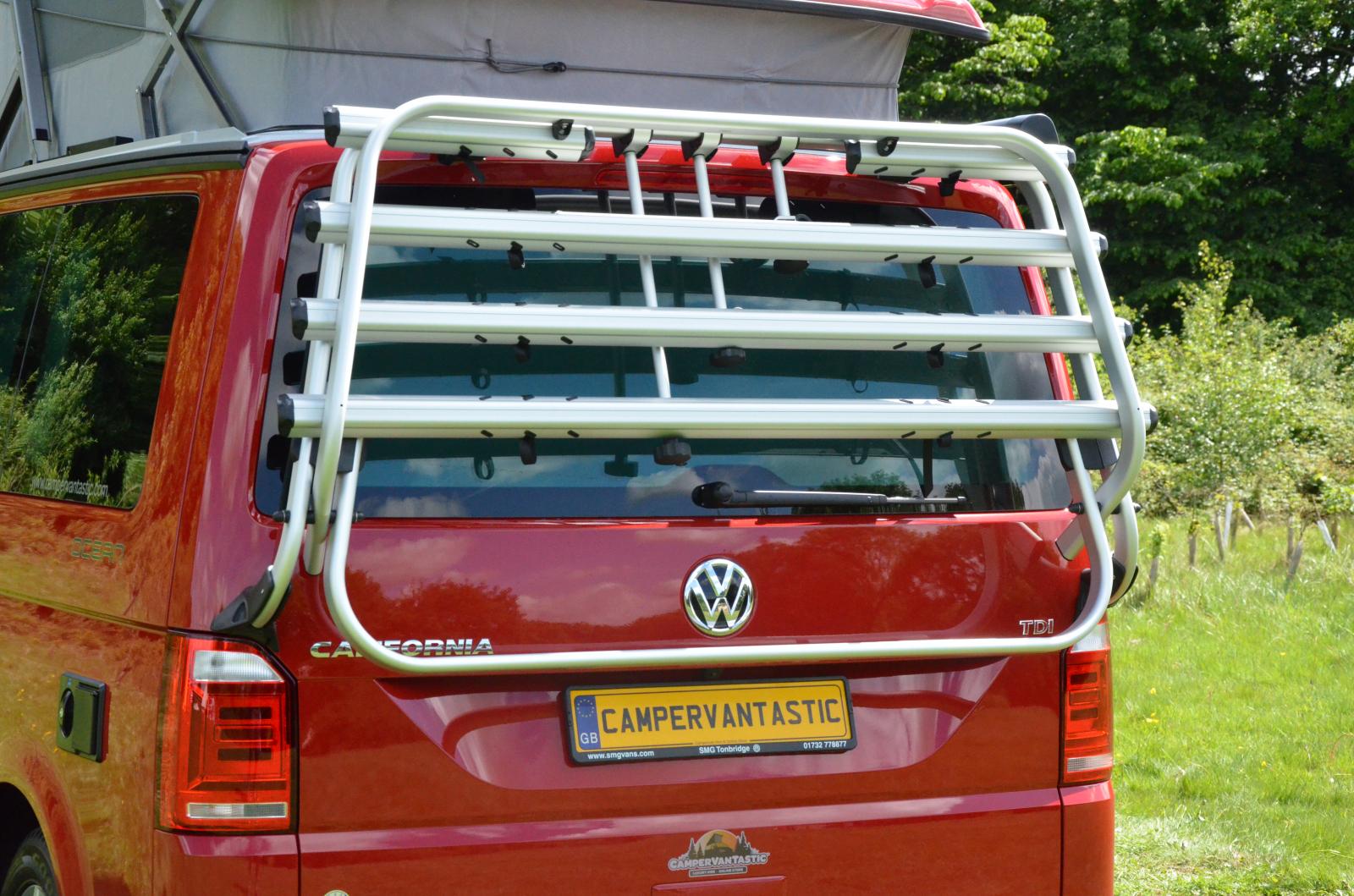 vw caravelle bike rack