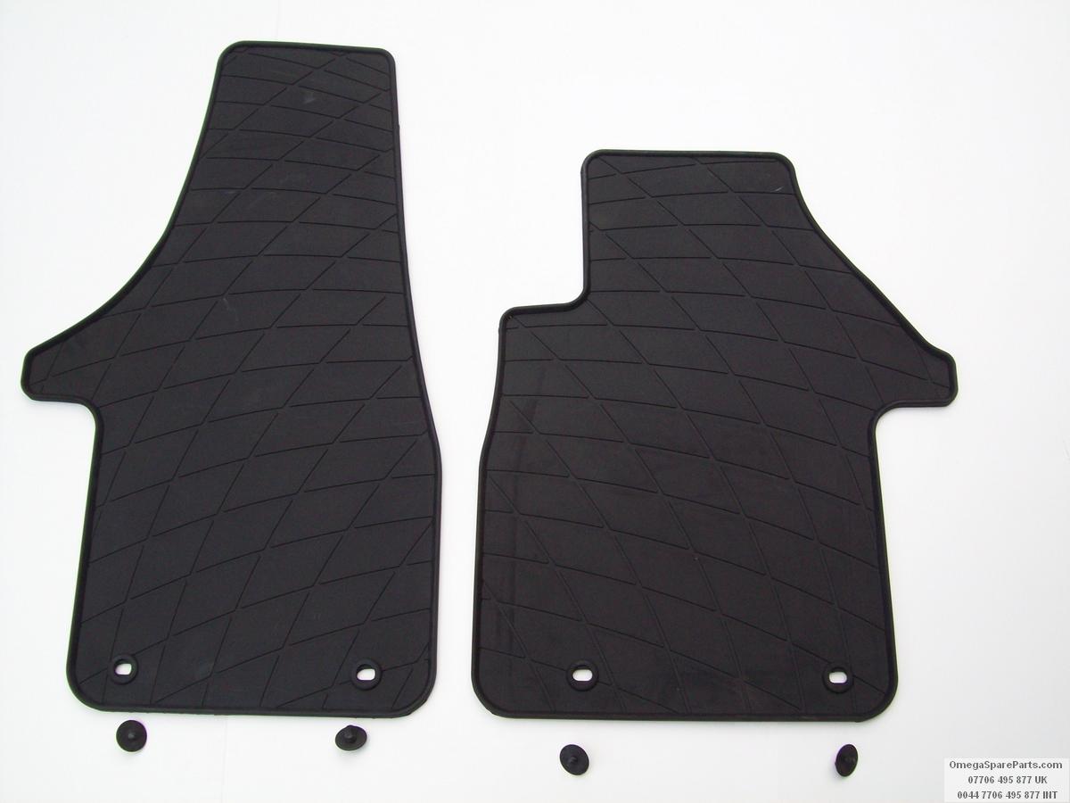 VW T6/T5 Front Rubber Mats (Pair) Right Hand Drive CamperVantastic