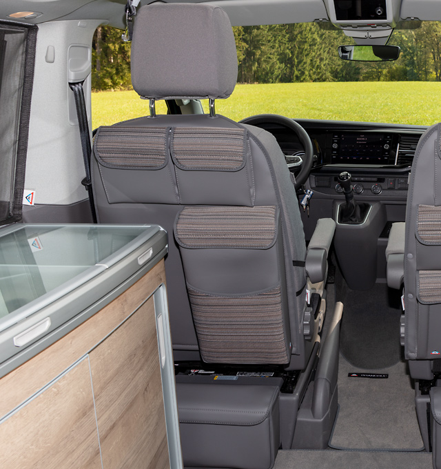 BRANDRUP UTILITY with MULTIBOX for the left cabin seat VW T6.1 