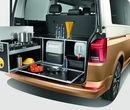 VW Mobile Home in a Box Tailgate Kitchen module for Caravelle and Beach Tour