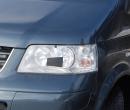 VW T5 2003 - 2009 headlight protectors plus compulsory stickers for Europe (Not for Xenon Headlights)
