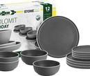 BRUNNER MIDDAY DOLOMIT GREY 12 Piece Dining Set