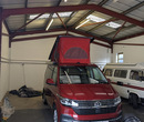 SOLD VW California Ocean Camper Van T6.1 2020 Fortana Red 2.0lt BiTDi 199 PS 7 Speed DSG Automatic
