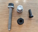VW Locking Bolt for spare wheel (underneath), for T6.1/T6/T5/T4 VW California & Beach campervan (alloy wheels)