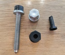 VW Locking Bolt for spare wheel (underneath), for T6.1/T6/T5/T4 VW California & Beach campervan (alloy wheels) ZGB 701 071 592