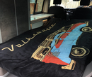 VW T1 BUS FLEECE BLANKET - SAMBA & BEETLE